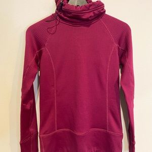 Burton AK Polartec Midweight base layer w/hood